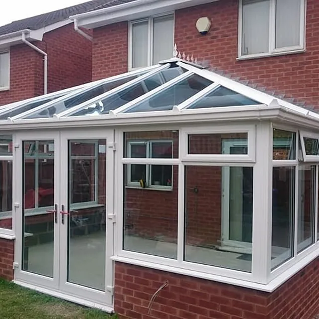 A conservatory built on a residential house