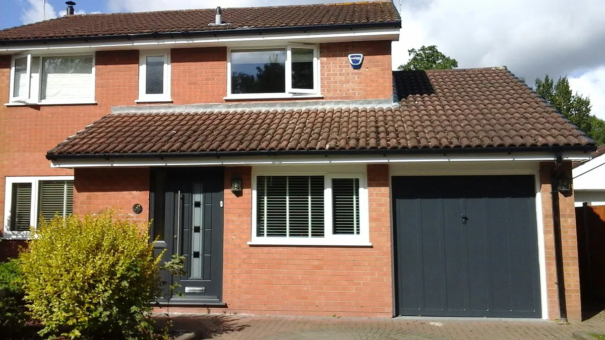 New front door installed on a residential home