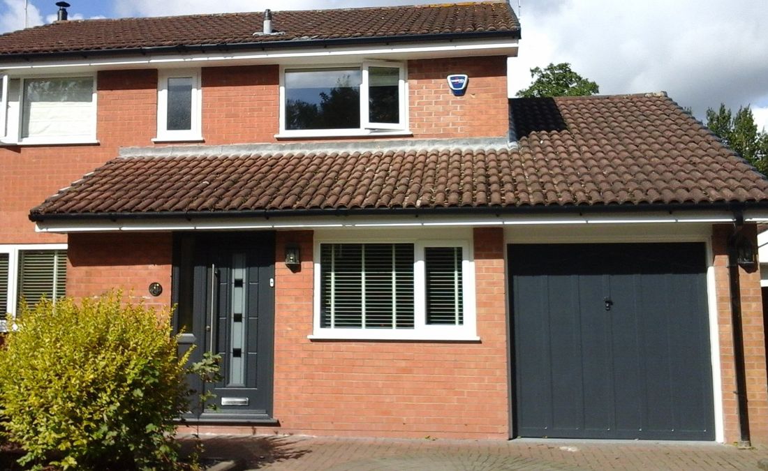 New front door installed on a residential home