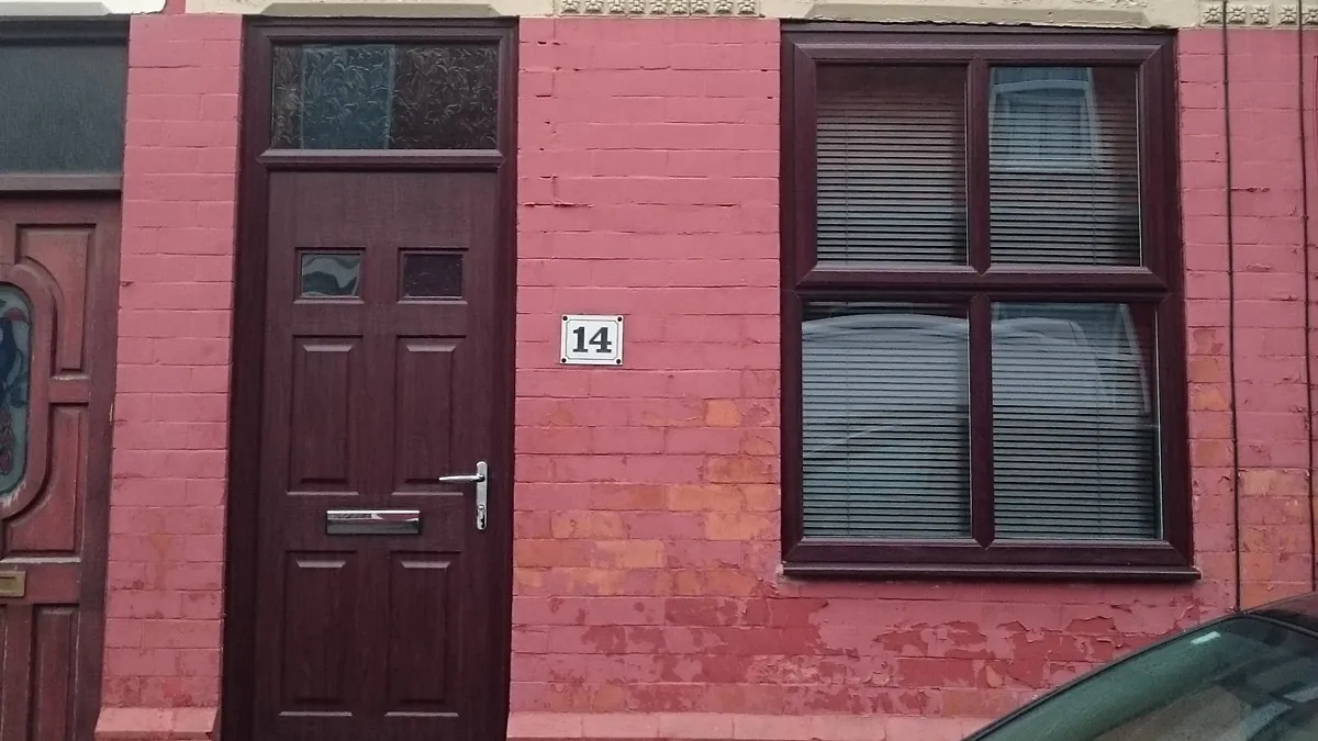 rosewood composite door and window installed by our team