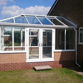 A new conservatory built for a new customer 