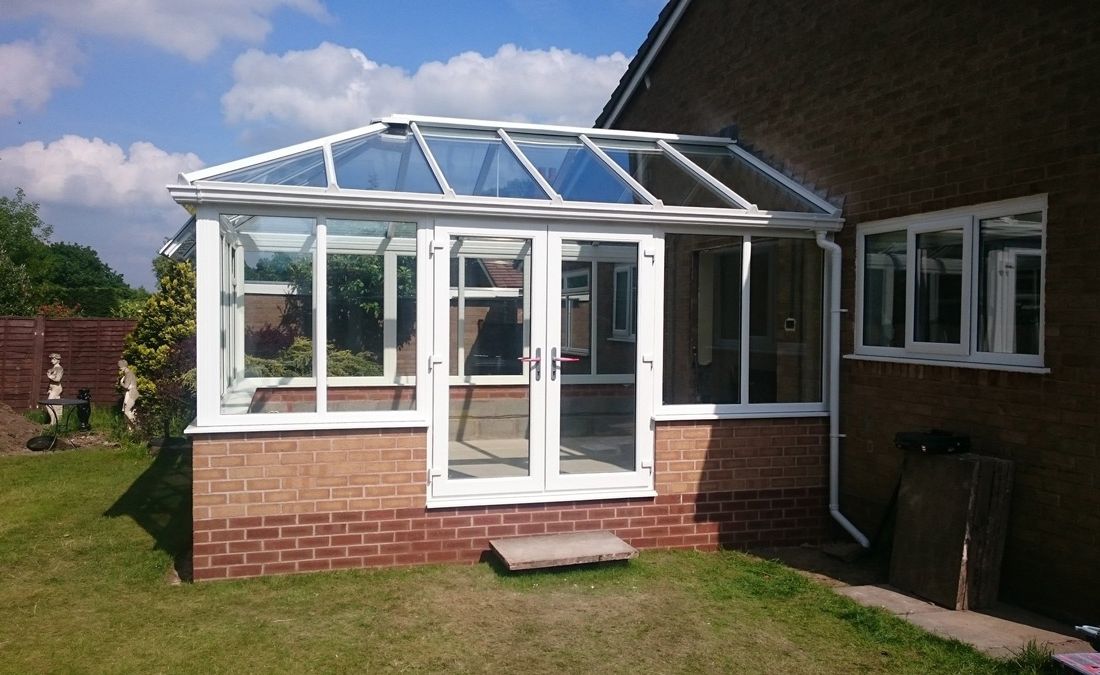 A new conservatory built for a new customer 