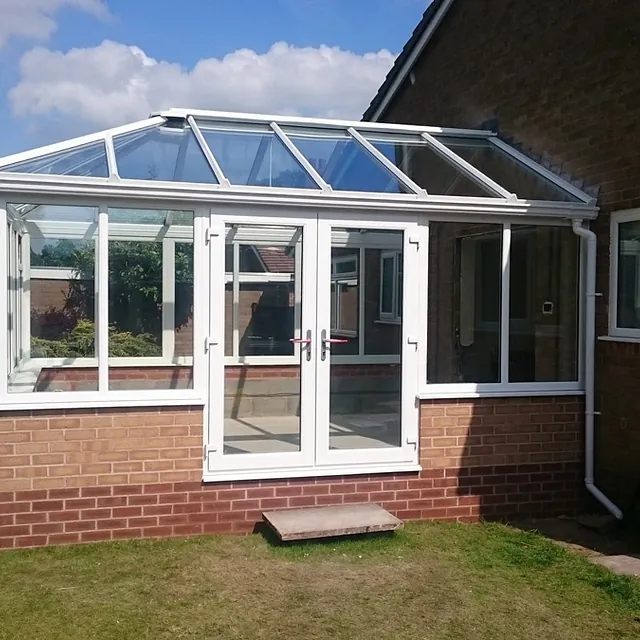 A new conservatory built for a new customer 