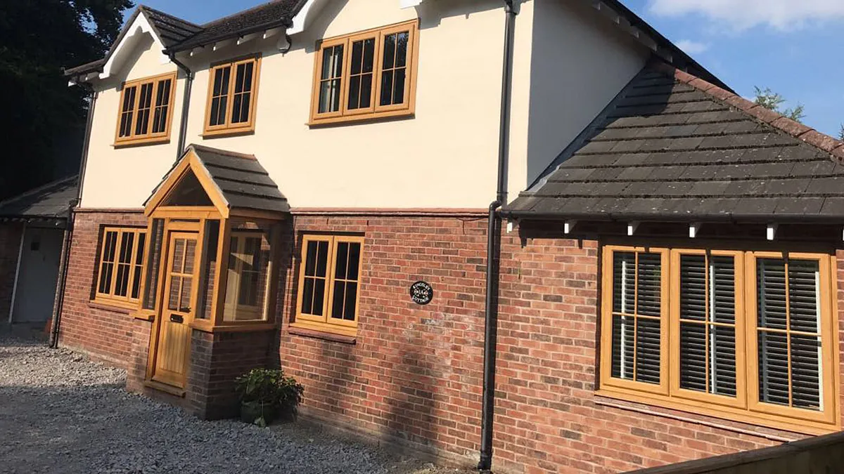 A house our team full fitted new windows in