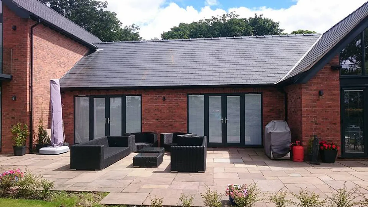 Bi-folding doors installed in a house by our team