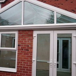 A new glass roof that our team fitted for a customer