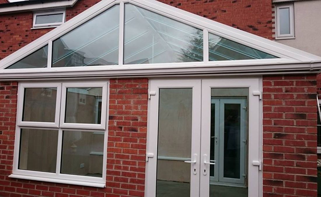 A new glass roof that our team fitted for a customer