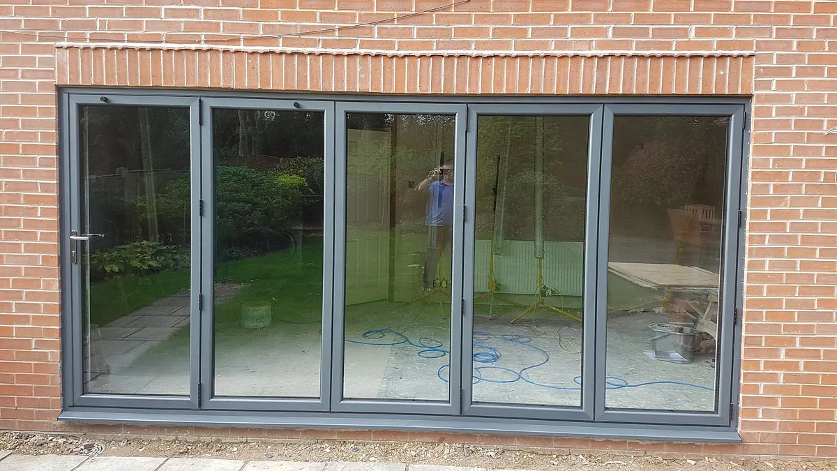 Bi-folding doors installed by our team