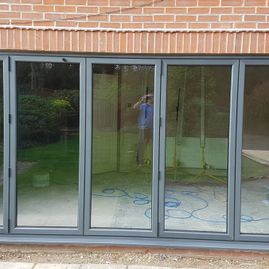 Bi-folding doors installed by our team