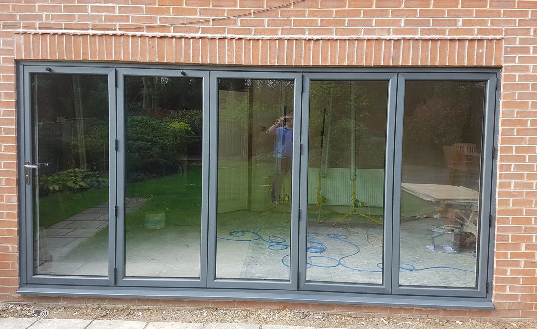 Bi-folding doors installed by our team